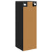 Dulap Bathroom Montat pe Perete Negru 33 x 34,5 x 100 cm - WALTI WALTI