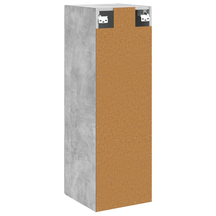 Dulap Bathroom Montat pe Perete Gri Beton 33 x 34,5 x 100 cm - WALTI WALTI