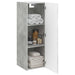 Dulap Bathroom Montat pe Perete Gri Beton 33 x 34,5 x 100 cm - WALTI WALTI