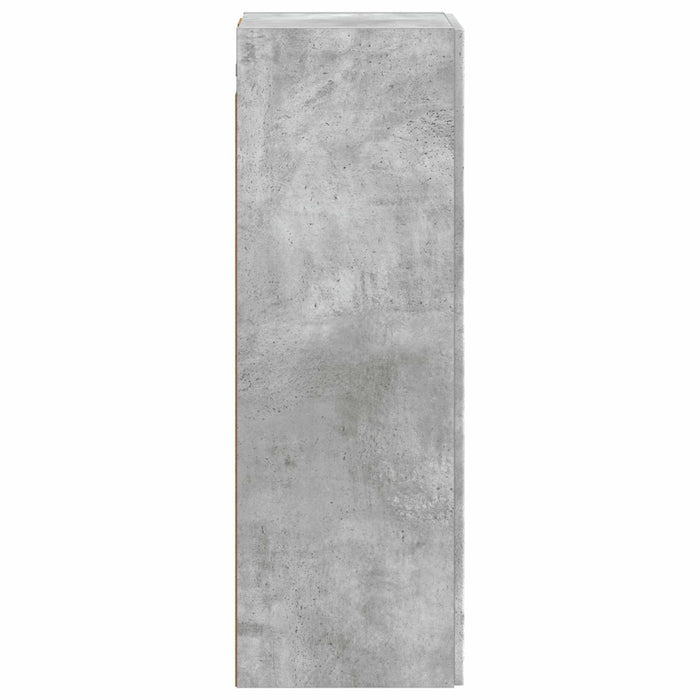 Dulap Bathroom Montat pe Perete Gri Beton 33 x 34,5 x 100 cm - WALTI WALTI