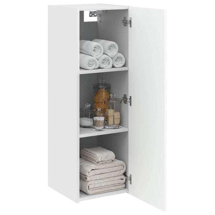 Dulap Bathroom Montat pe Perete Alb foarte lucios - WALTI WALTI