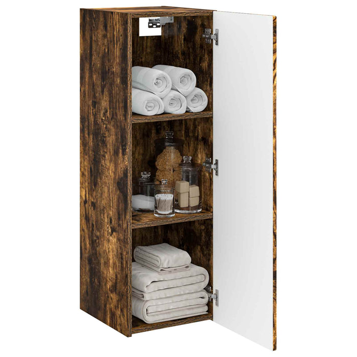 Dulap Bathroom Montat pe Perete Stejar fumuriu - WALTI WALTI