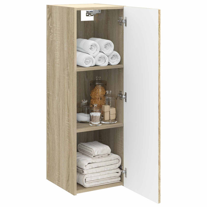 Dulap Bathroom Montat pe Perete Stejar Sonoma 33 x 34,5 x 60 cm - WALTI WALTI