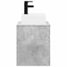 Chiuvetă de baie suspendată Gri Beton 39 x 41 x 62,5 cm - WALTI WALTI