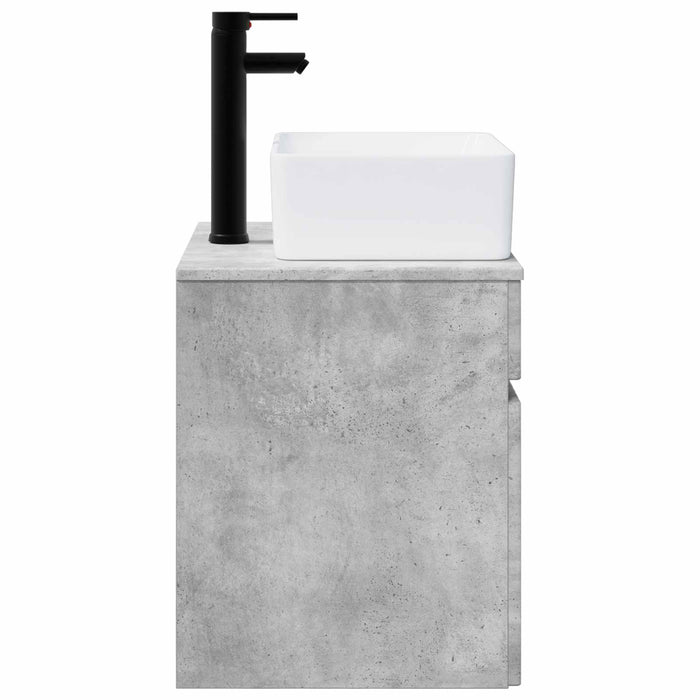 Chiuvetă de baie suspendată Gri Beton 49 x 41 x 63 cm - WALTI WALTI