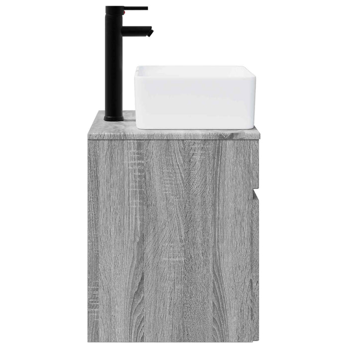 Chiuvetă de baie suspendată Sonoma gri 49 x 41 x 63 cm - WALTI WALTI