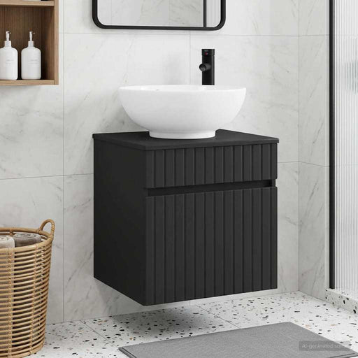 Chiuvetă de baie suspendată Negru 49 x 44,5 x 66,5 cm - WALTI WALTI