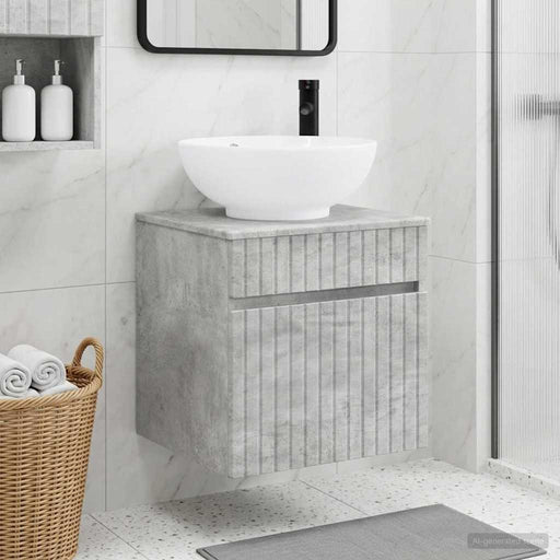 Chiuvetă de baie suspendată Gri Beton 49 x 44,5 x 66,5 cm - WALTI WALTI