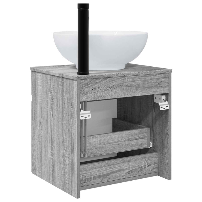 Chiuvetă de baie suspendată Sonoma gri 49 x 44,5 x 66,5 cm WALTI