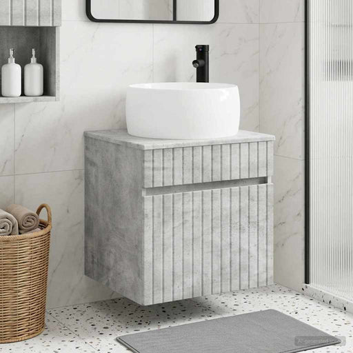 Chiuvetă de baie suspendată Gri Beton 49 x 44,5 x 66 cm - WALTI WALTI