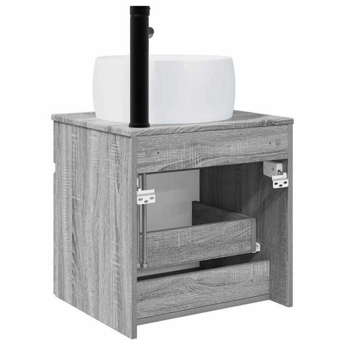 Chiuvetă de baie suspendată Sonoma gri 49 x 44,5 x 66 cm - WALTI WALTI