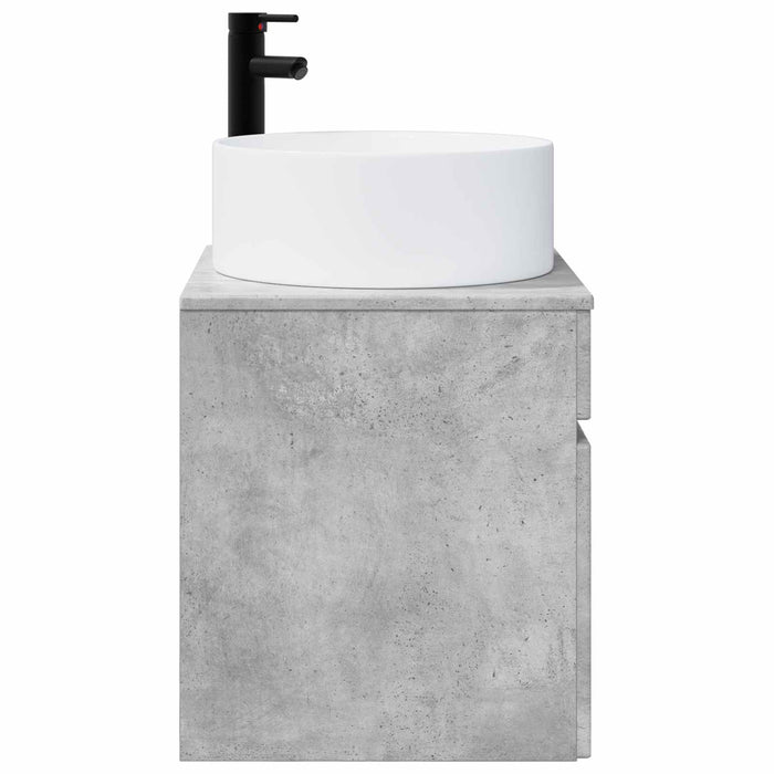 Chiuvetă de baie suspendată Gri Beton 49 x 44,5 x 65,5 cm - WALTI WALTI