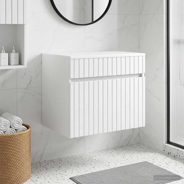 Dulap Bathroom Montat pe Perete Alb 59 x 44,5 x 50 cm - WALTI WALTI