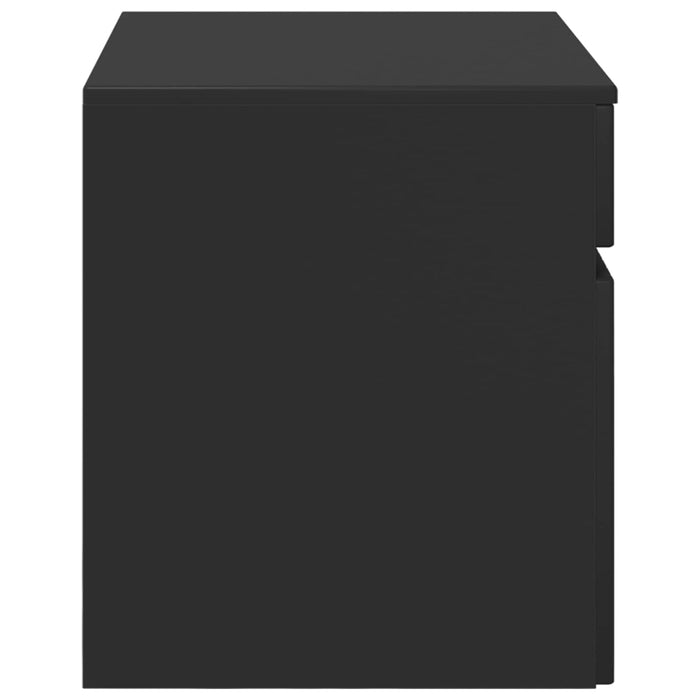 Dulap Bathroom Montat pe Perete Negru 59 x 44,5 x 50 cm - WALTI WALTI