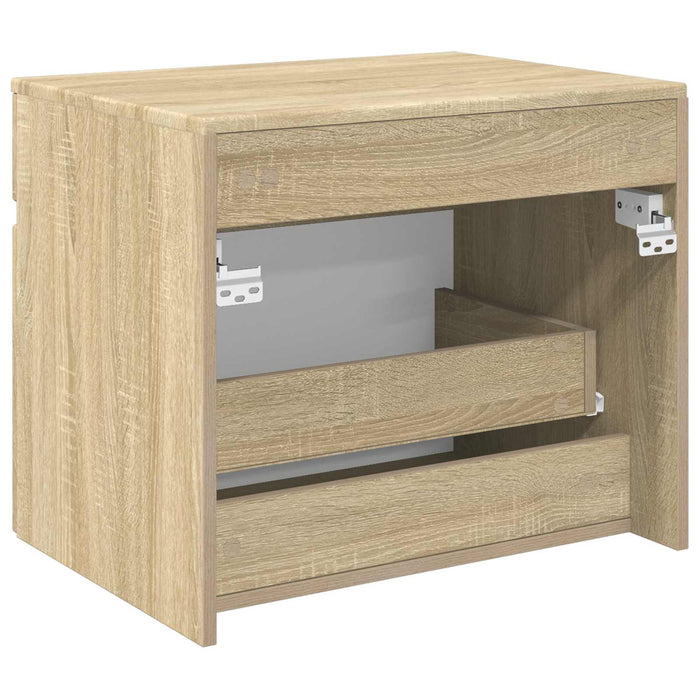 Dulap Bathroom Montat pe Perete Stejar Sonoma 59 x 44,5 x 50 cm - WALTI WALTI