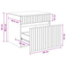 Dulap Bathroom Montat pe Perete Gri Beton 59 x 44,5 x 50 cm - WALTI WALTI