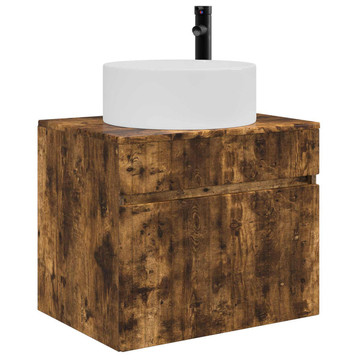 Dulap Bathroom Montat pe Perete Stejar fumuriu - WALTI WALTI