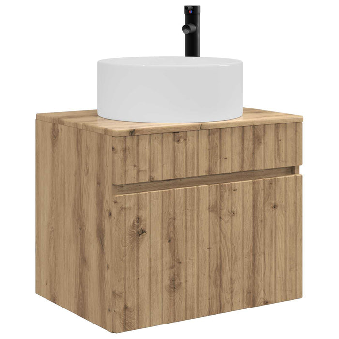Dulap Bathroom Montat pe Perete Stejar Artizanal - WALTI WALTI