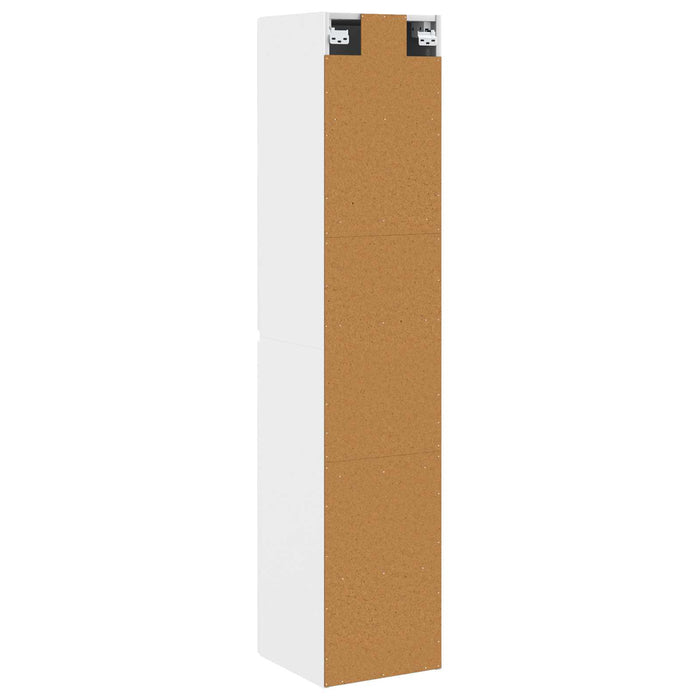 Dulap Bathroom Montat pe Perete Alb 33 x 34,5 x 160 cm - WALTI WALTI