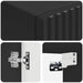 Dulap Bathroom Montat pe Perete Negru 33 x 34,5 x 160 cm - WALTI WALTI