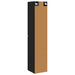 Dulap Bathroom Montat pe Perete Negru 33 x 34,5 x 160 cm - WALTI WALTI
