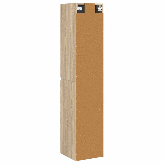 Dulap Bathroom Montat pe Perete Stejar Sonoma - WALTI WALTI