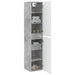 Dulap Bathroom Montat pe Perete Gri Beton 33 x 34,5 x 160 cm - WALTI WALTI