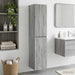 Dulap Bathroom Montat pe Perete Sonoma gri 33 x 34,5 x 160 cm - WALTI WALTI