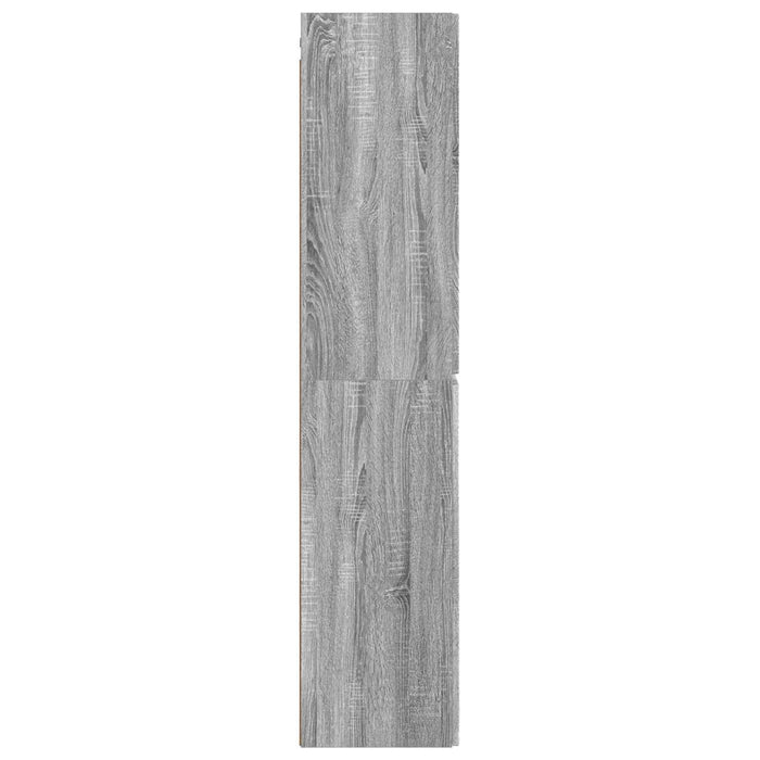 Dulap Bathroom Montat pe Perete Sonoma gri 33 x 34,5 x 160 cm - WALTI WALTI