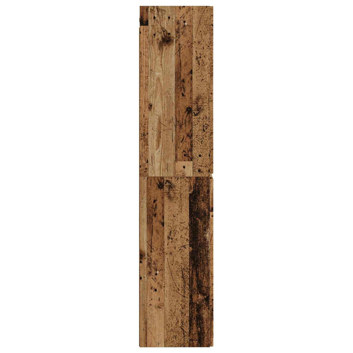 Dulap Bathroom Montat pe Perete Lemn vechi 33 x 34,5 x 160 cm - WALTI WALTI