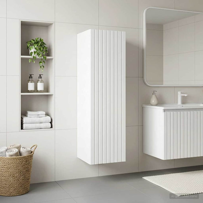 Dulap Bathroom Montat pe Perete Alb 33 x 34,5 x 100 cm - WALTI WALTI