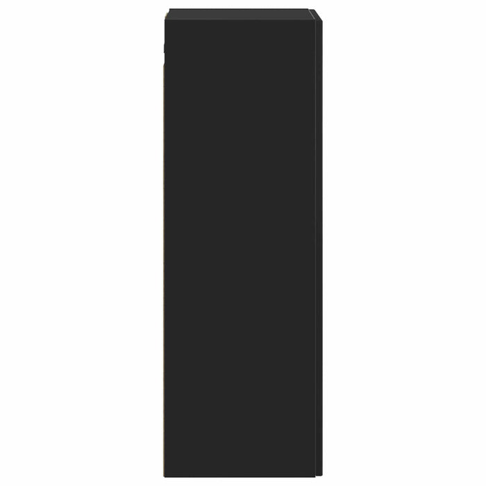 Dulap Bathroom Montat pe Perete Negru 33 x 34,5 x 100 cm - WALTI WALTI
