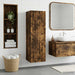 Dulap Bathroom Montat pe Perete Stejar fumuriu - WALTI WALTI