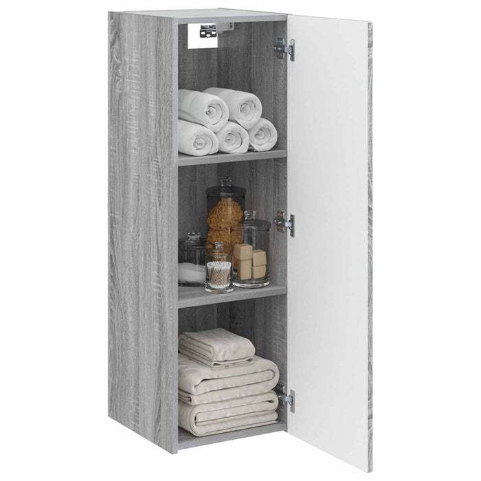 Dulap Bathroom Montat pe Perete Sonoma gri 33 x 34,5 x 100 cm WALTI