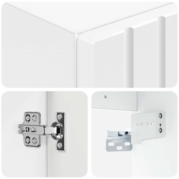Dulap Bathroom Montat pe Perete Alb 33 x 34,5 x 60 cm - WALTI WALTI