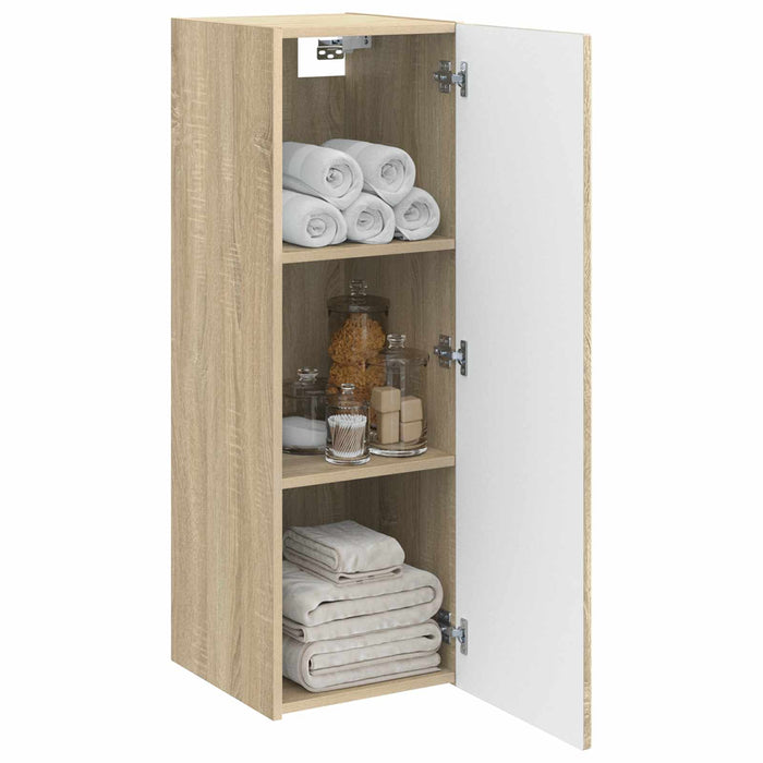 Dulap Bathroom Montat pe Perete Stejar Sonoma 33 x 34,5 x 60 cm - WALTI WALTI