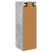 Dulap Bathroom Montat pe Perete Gri Beton 33 x 34,5 x 60 cm - WALTI WALTI