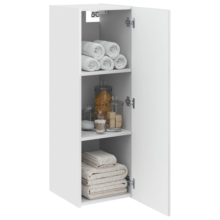 Dulap Bathroom Montat pe Perete Alb foarte lucios - WALTI WALTI