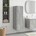 Dulap Bathroom Montat pe Perete Sonoma gri 33 x 34,5 x 60 cm - WALTI WALTI