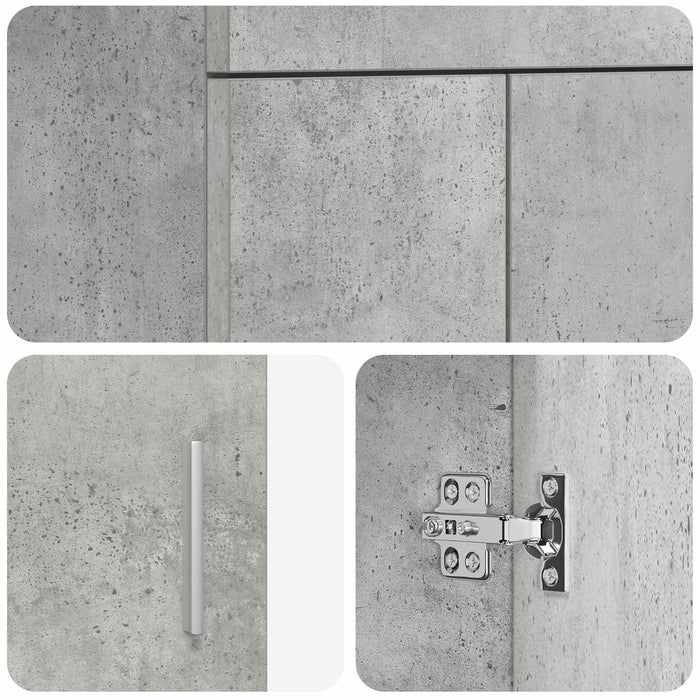 Mobilă de baie cu chiuvetă Gri Beton 42 x 40 x 84,5 cm - WALTI WALTI