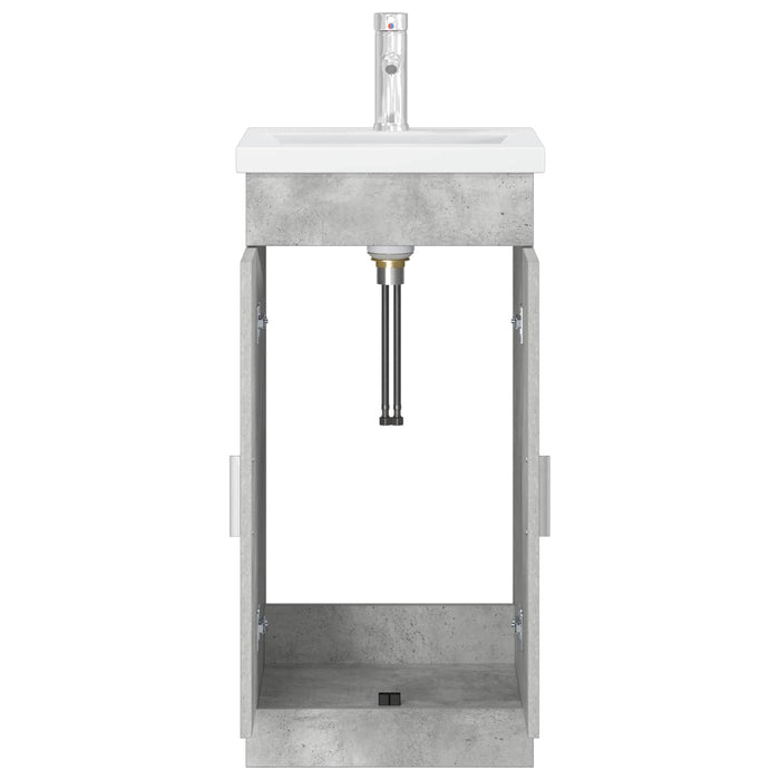 Mobilă de baie cu chiuvetă Gri Beton 42 x 40 x 84,5 cm - WALTI WALTI
