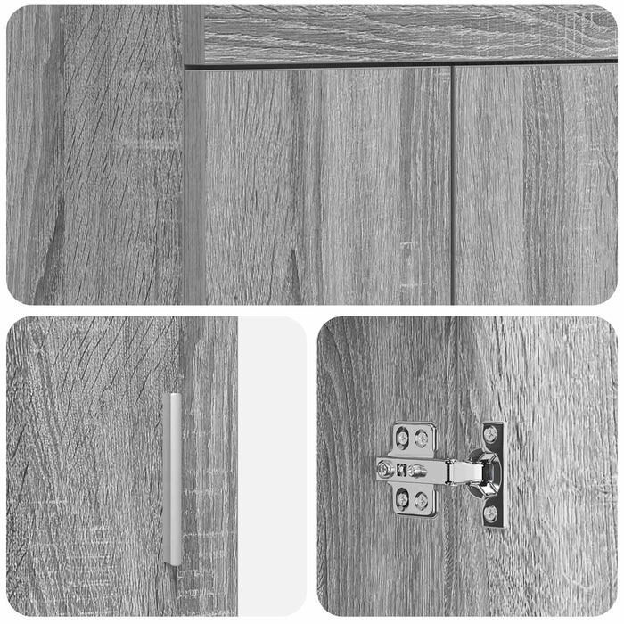 Mobilă de baie cu chiuvetă Sonoma gri 42 x 40 x 84,5 cm - WALTI WALTI