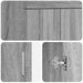 Mobilă de baie cu chiuvetă Sonoma gri 42 x 40 x 84,5 cm - WALTI WALTI