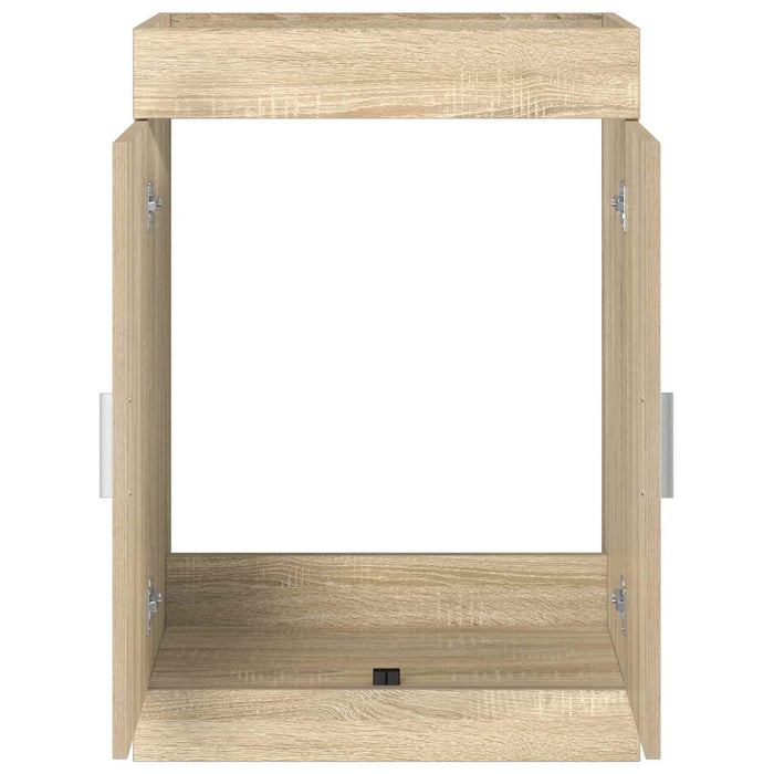 Dulap sub chiuvetă pentru baie Stejar Sonoma 56 x 37,5 x 81 cm - WALTI WALTI