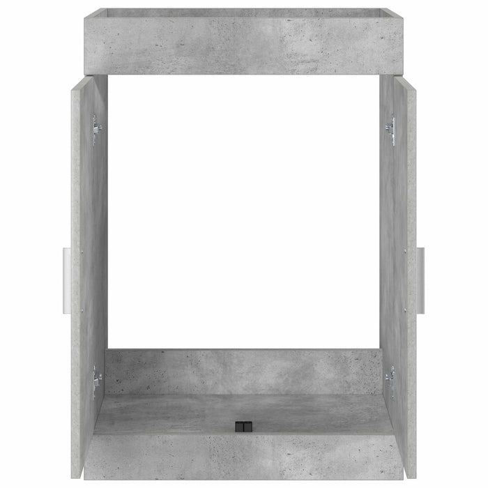 Dulap sub chiuvetă pentru baie Gri Beton 56 x 37,5 x 81 cm - WALTI WALTI