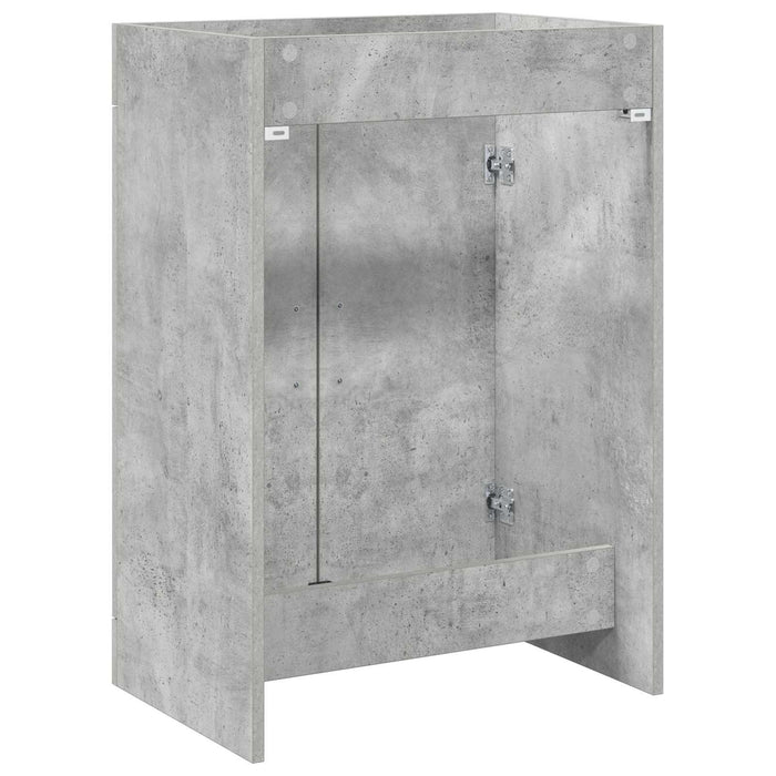 Dulap sub chiuvetă pentru baie Gri Beton 56 x 37,5 x 81 cm - WALTI WALTI