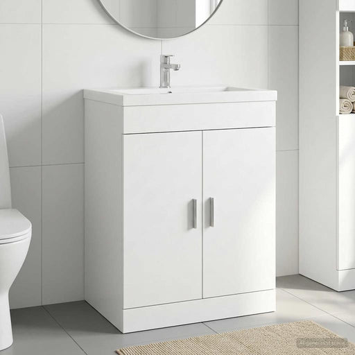Dulap sub chiuvetă pentru baie Alb 78,5 x 37,5 x 81 cm - WALTI WALTI