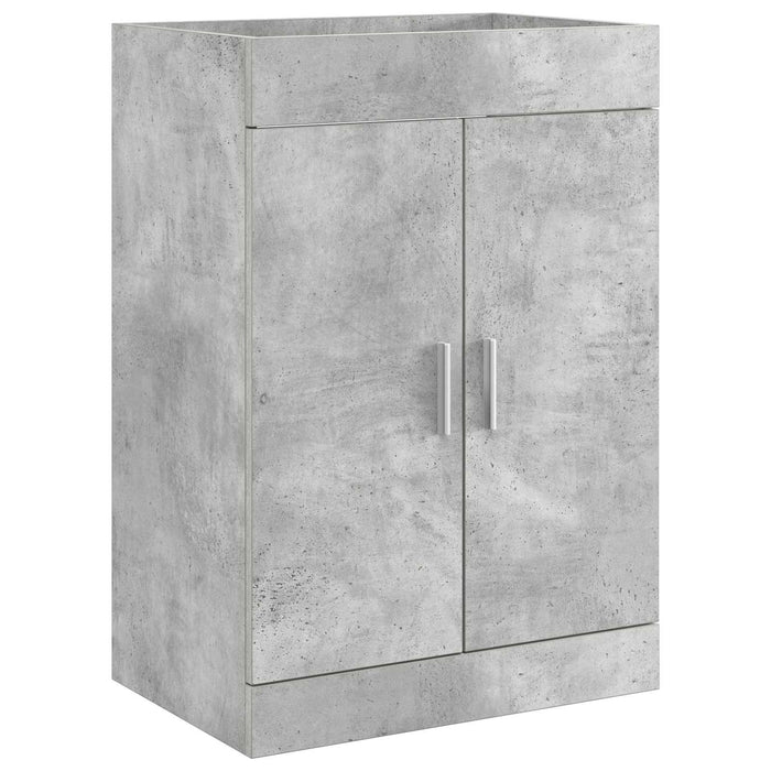 Dulap sub chiuvetă pentru baie Gri Beton 78,5 x 37,5 x 81 cm - WALTI WALTI