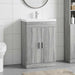 Dulap sub chiuvetă pentru baie Sonoma gri 78,5 x 37,5 x 81 cm - WALTI WALTI