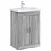 Dulap sub chiuvetă pentru baie Sonoma gri 78,5 x 37,5 x 81 cm - WALTI WALTI